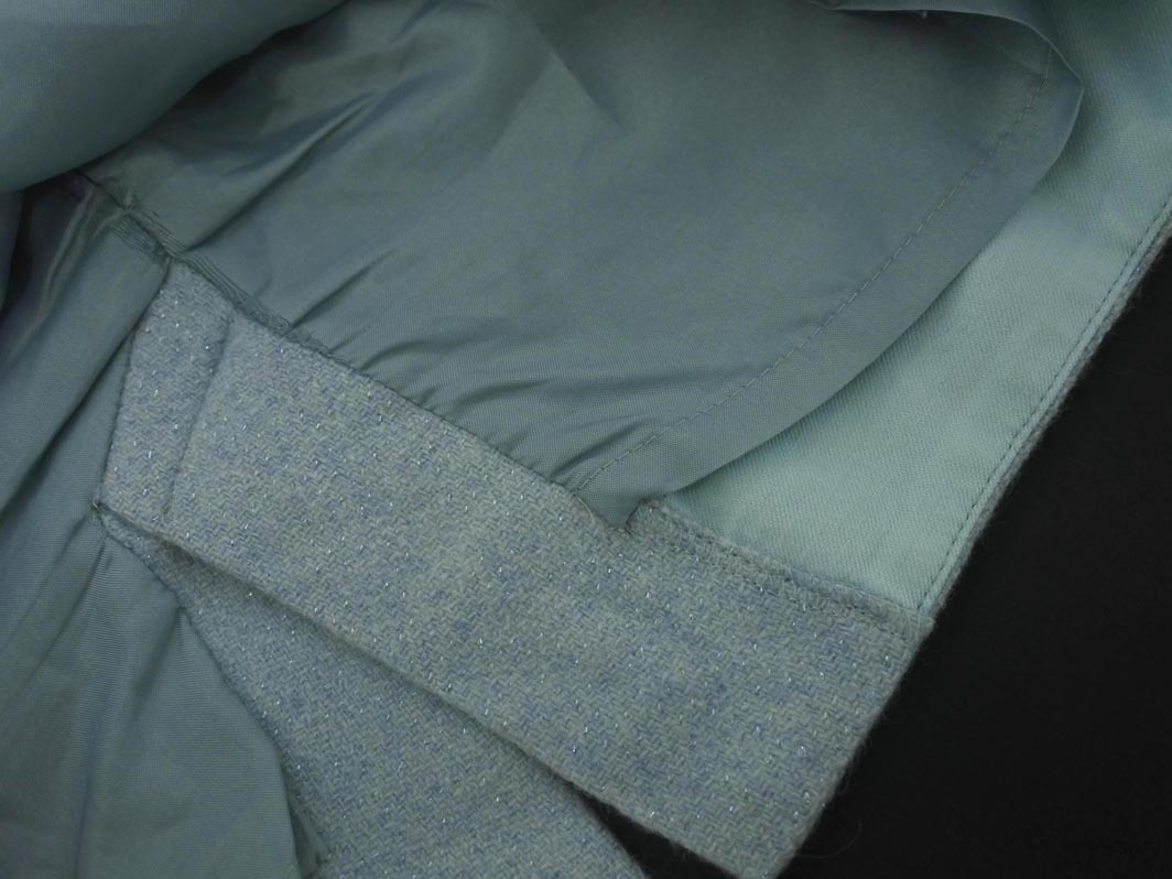 Apuweiser-riche アプワイザーリッシェ ウール混 タイト スカート size2/水色 ◇■ ☆ fjc1 レディース_画像2