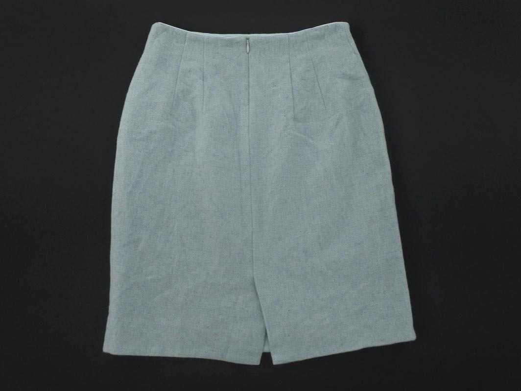 Apuweiser-riche アプワイザーリッシェ ウール混 タイト スカート size2/水色 ◇■ ☆ fjc1 レディース_画像4