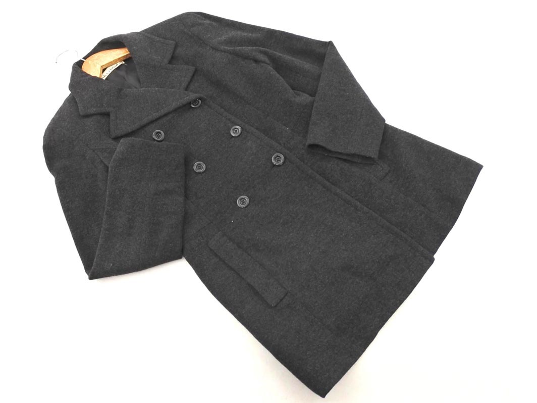 miss chloe ミスクロエ ウール混 ダブルボタン ジャケット size40/チャコール ◇■ ☆ fjc2 レディース_画像1