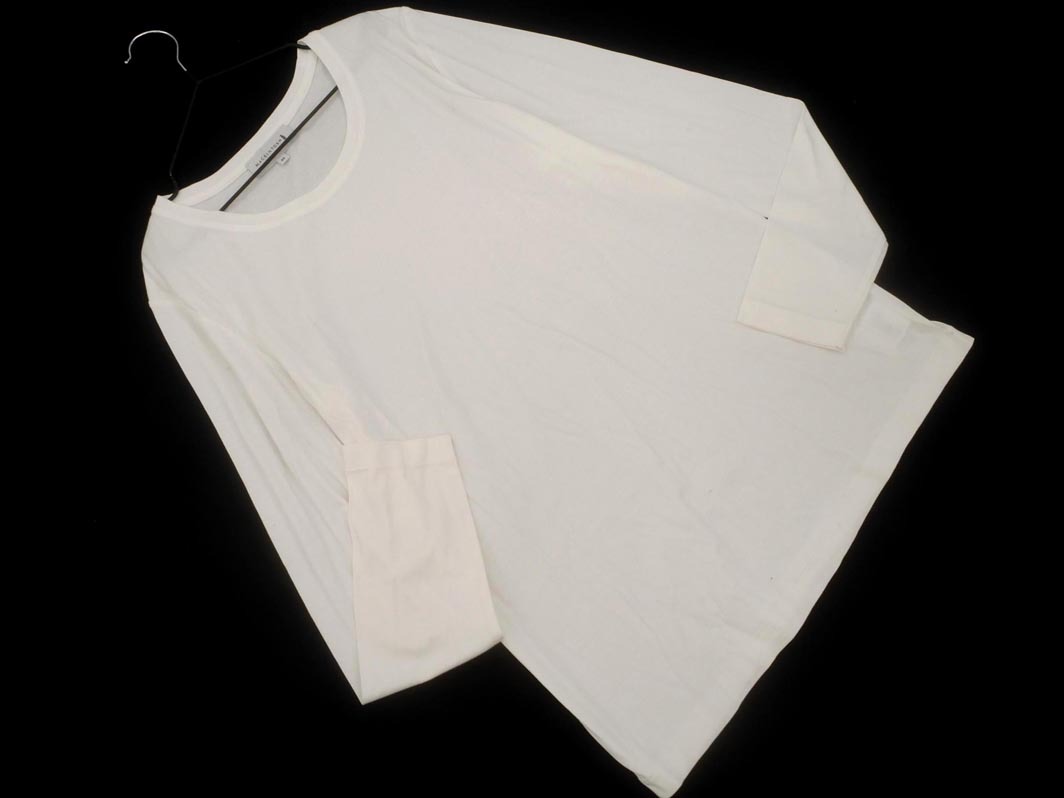 ネコポスOK MACKINTOSH LONDON マッキントッシュロンドン 無地 カットソー size40/白 ◇■ ☆ fjc2 レディース_画像1