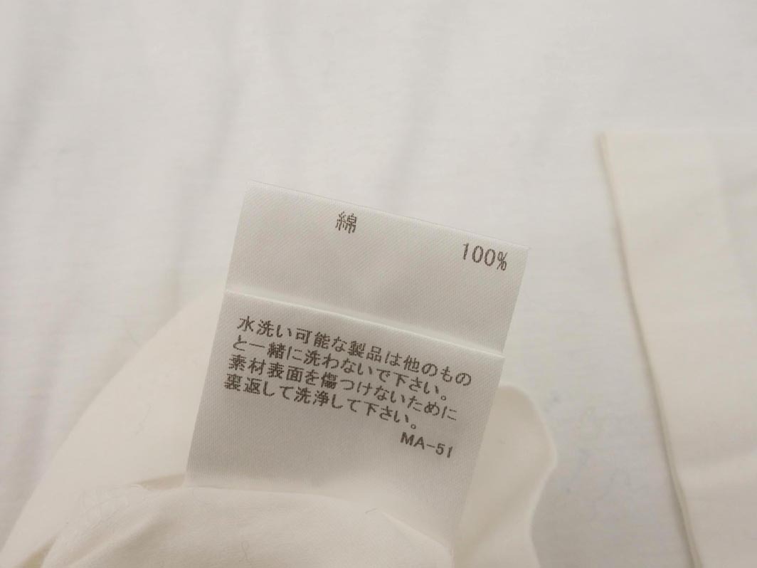 ネコポスOK MACKINTOSH LONDON マッキントッシュロンドン 無地 カットソー size40/白 ◇■ ☆ fjc2 レディース_画像5