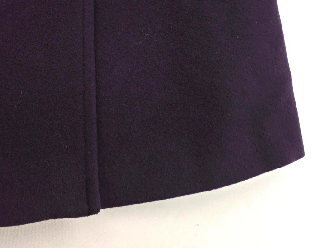 KUMIKYOKU 組曲 ウール混 スタンドカラー コート size2/紫 ◇■ ☆ fjc2 レディース_画像2