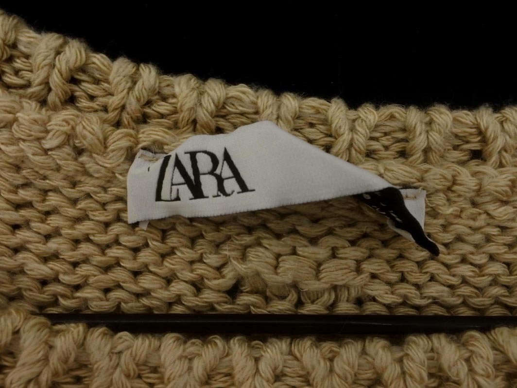 ZARA ザラ ニット セーター sizeS/ベージュ ◇■ ☆ fjc2 レディース_画像5