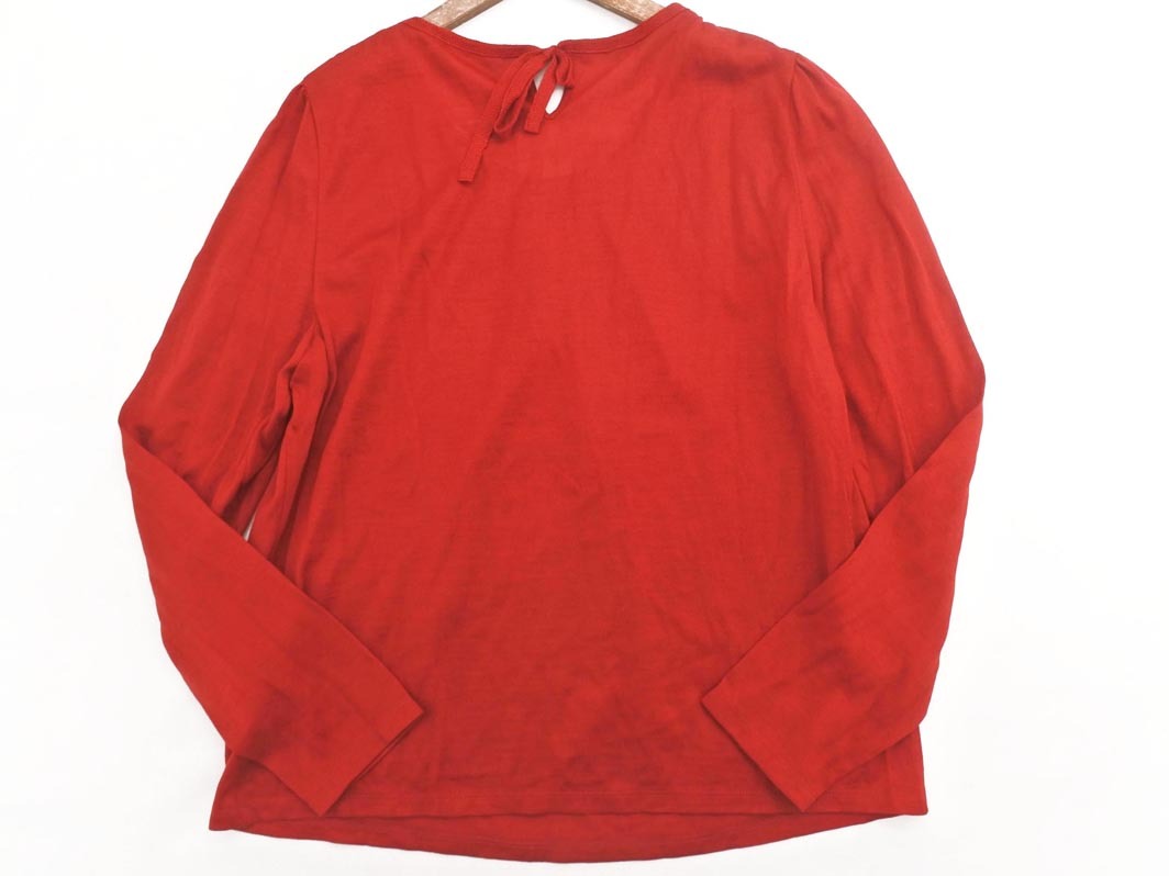 ネコポスOK BURBERRY バーバリー ウール混 カットソー size5/赤 ◇■ ☆ fjc3 レディース_画像4