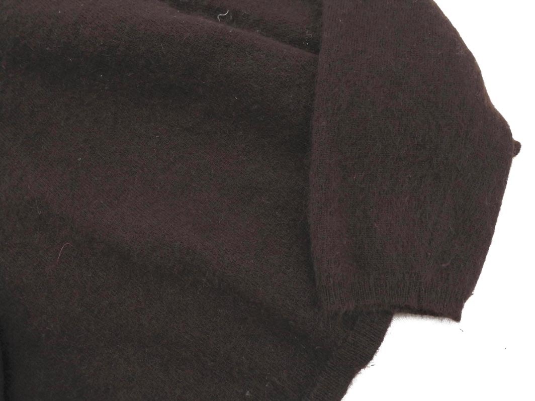 BURBERRY バーバリー アンゴラ混 タートルネック ニット セーター size2/茶 ◇■ ☆ fjc3 レディース_画像3