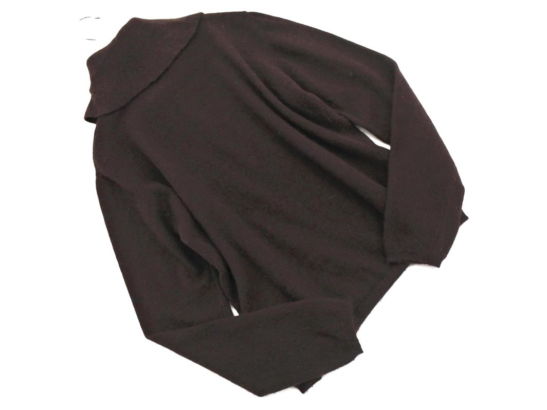 BURBERRY バーバリー アンゴラ混 タートルネック ニット セーター size2/茶 ◇■ ☆ fjc3 レディース_画像5