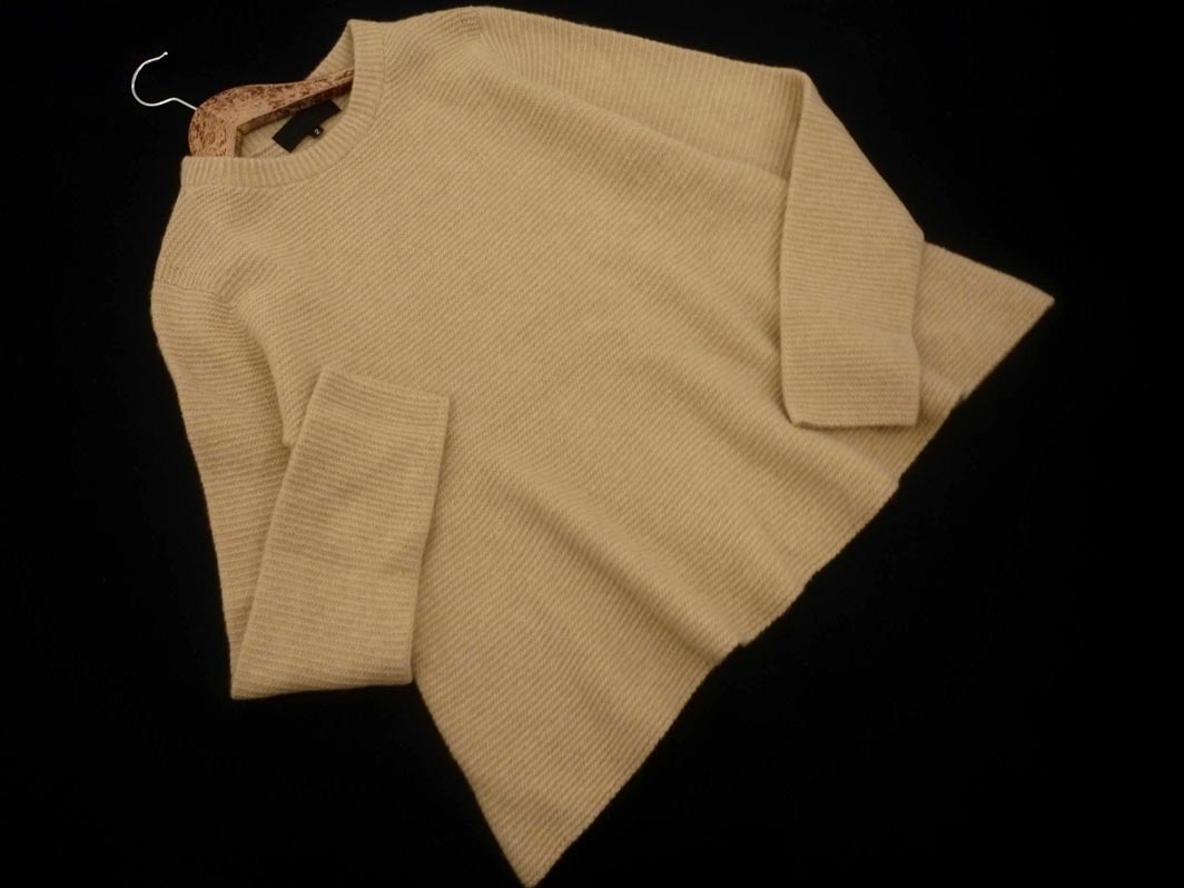 UNTITLED アンタイトル カシミヤ混 ニット セーター size2/ベージュ ◇■ ☆ fjc3 レディース_画像1