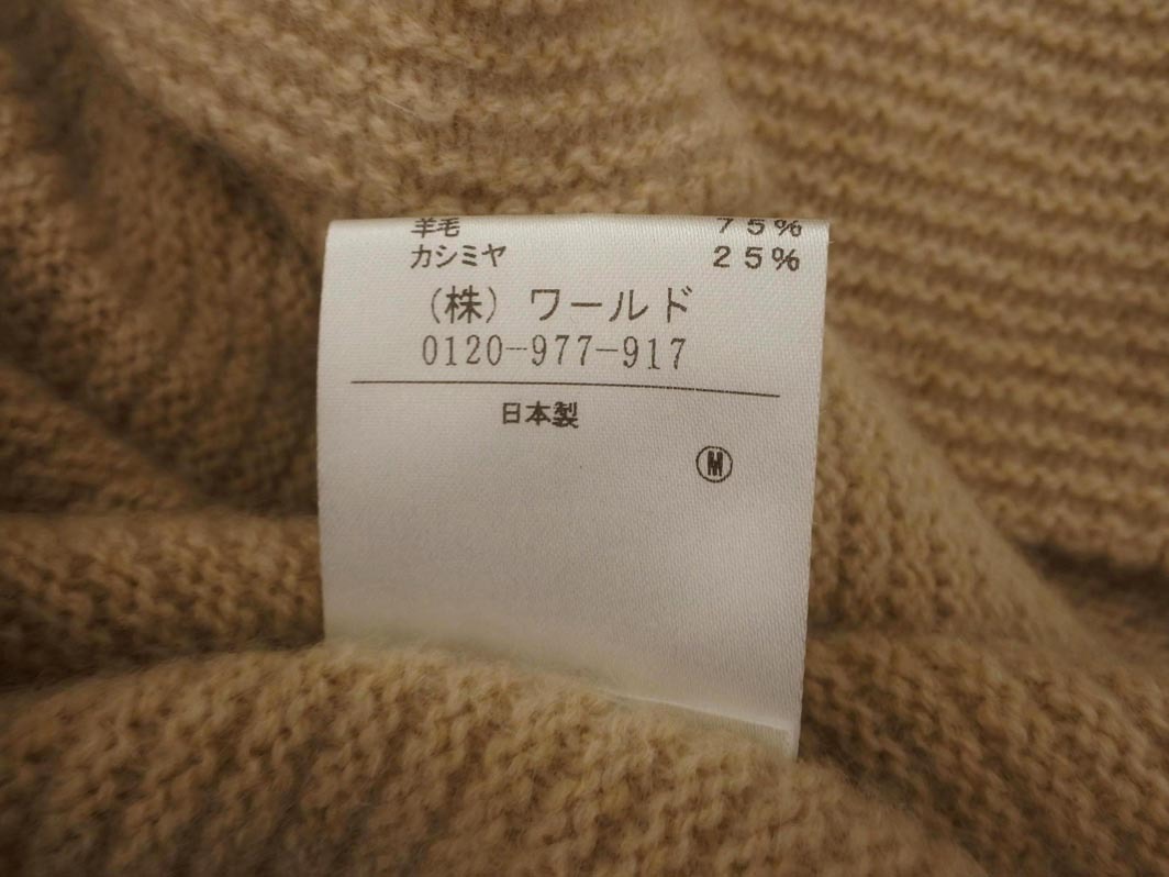 UNTITLED アンタイトル カシミヤ混 ニット セーター size2/ベージュ ◇■ ☆ fjc3 レディース_画像5