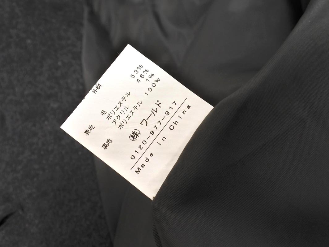 INDIVI インディヴィ ウール混 ジャケット size38/グレー ◇■ ☆ fjc3 レディース_画像5