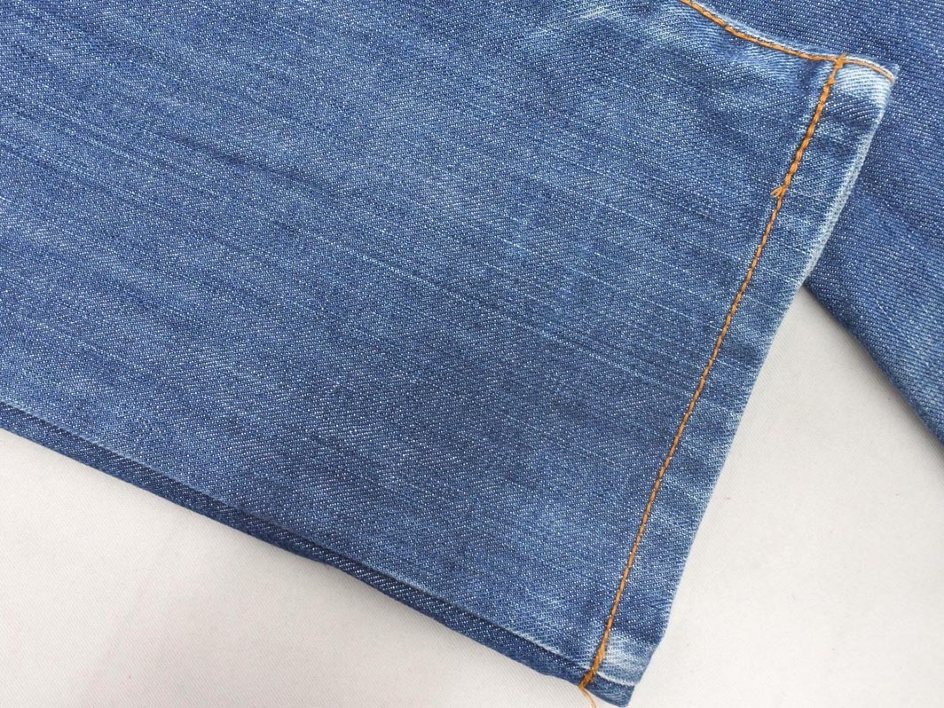 tommy girl トミーガール プリント テーパード デニムパンツ sizeM/青 ■■ ☆ fjc4 レディース_画像3