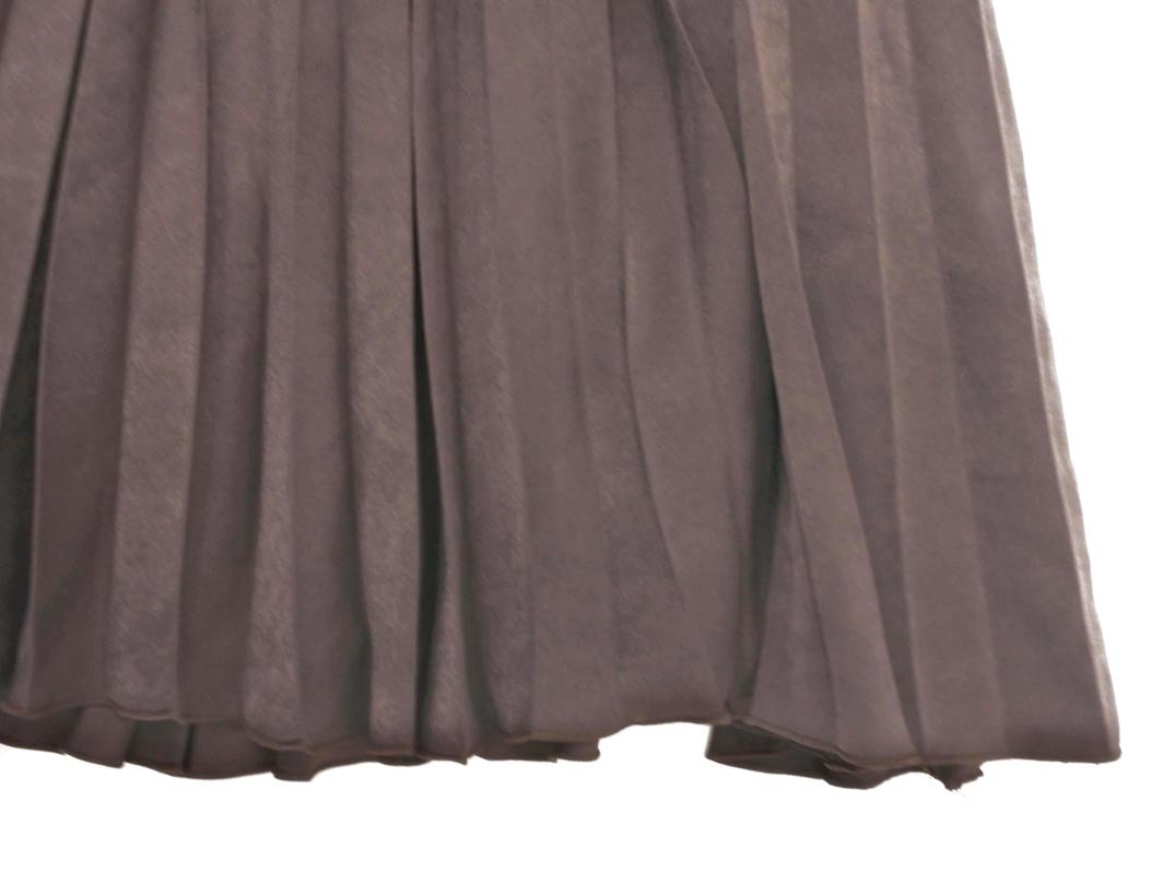 UNTITLED Untitled длинный юбка в складку size2/ чай ## * fjc3 женский