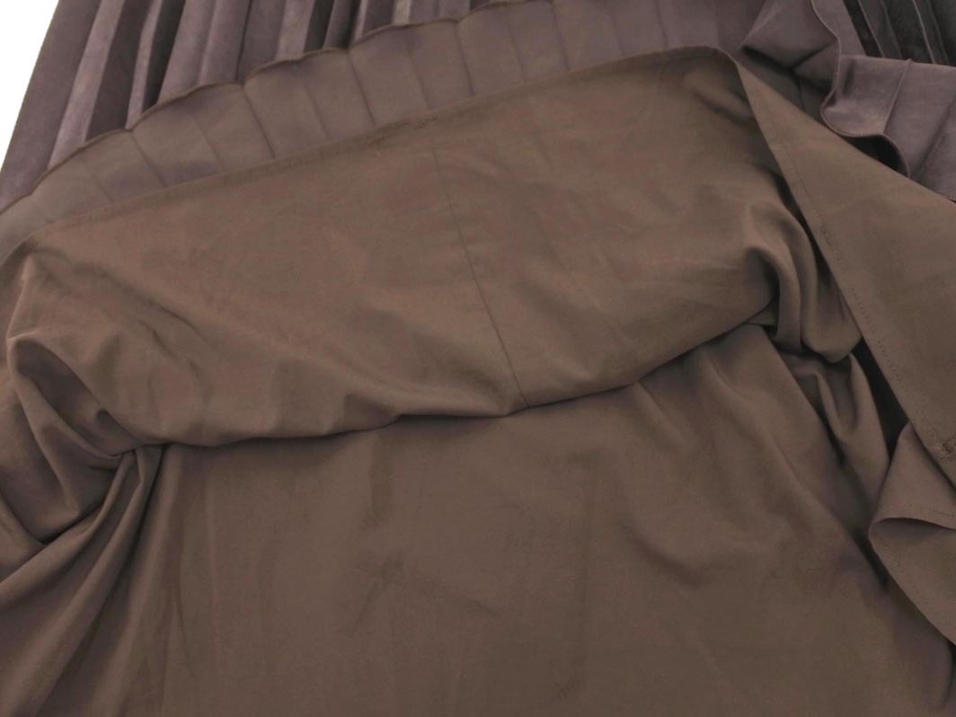 UNTITLED Untitled длинный юбка в складку size2/ чай ## * fjc3 женский