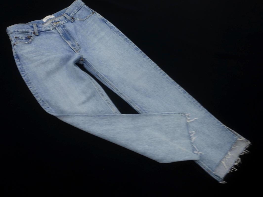 Mila Owen ミラオーウェン カットオフ デニムパンツ size2/青 ■■ ☆ fjc3 レディース_画像1