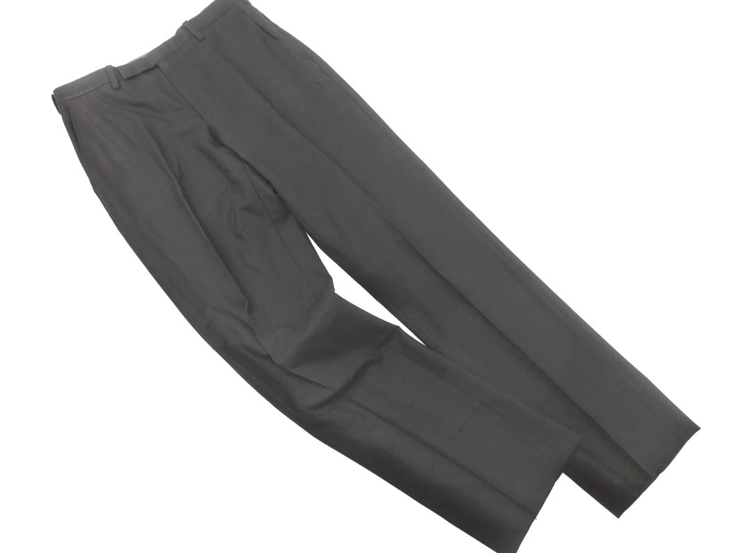 BURBERRY BLACK LABEL バーバリーブラックレーベル トラウザー パンツ size90 74 165 36R/黒 ■■ ☆ fjc4 メンズ_画像1