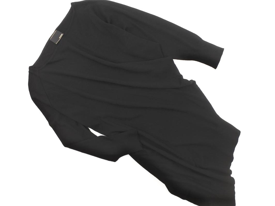  кошка pohs OK Devinettedu vi сеть Abahouse шерсть 100% деформация вязаный свитер чёрный *# * fjc3 женский 