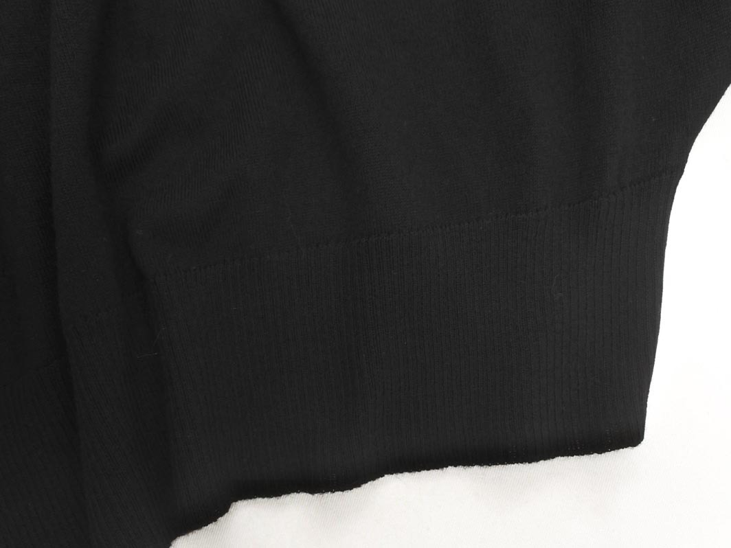  кошка pohs OK Devinettedu vi сеть Abahouse шерсть 100% деформация вязаный свитер чёрный *# * fjc3 женский 