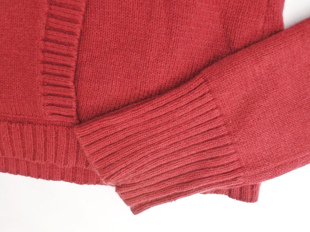 AMERICAN EAGLE アメリカンイーグル フェアアイル柄 Vネック ニット セーター sizeM/赤 ◇■ ☆ fjc3 メンズ_画像2