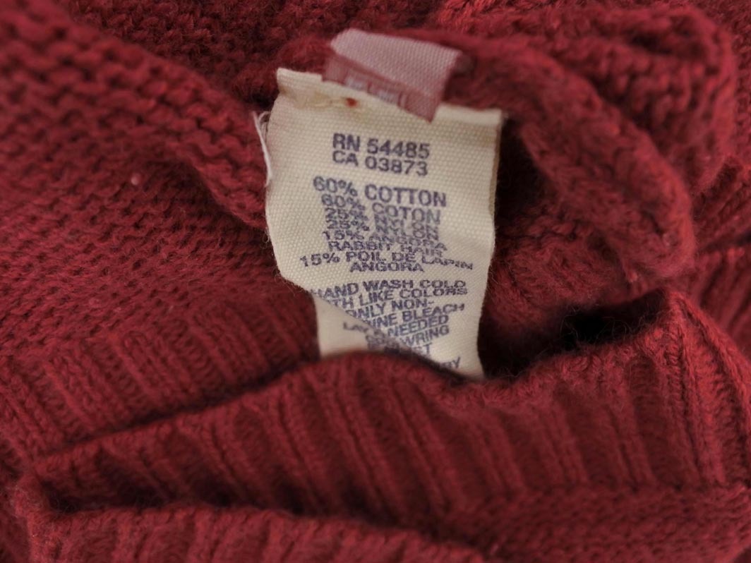 AMERICAN EAGLE アメリカンイーグル フェアアイル柄 Vネック ニット セーター sizeM/赤 ◇■ ☆ fjc3 メンズ_画像5