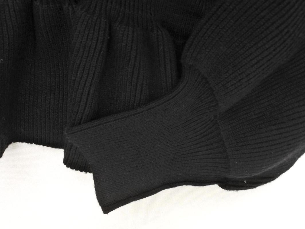 FREE*S MART свободный z mart с высоким воротником вязаный свитер sizeFR/ чёрный *# * fjc3 женский 