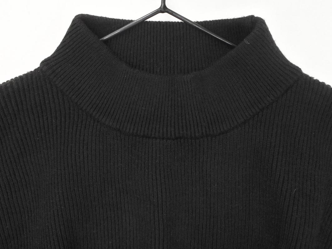FREE*S MART свободный z mart с высоким воротником вязаный свитер sizeFR/ чёрный *# * fjc3 женский 