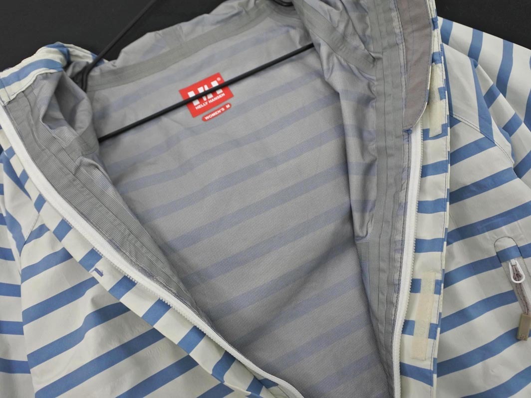 HELLY HANSEN Helly Hansen окантовка Parker жакет sizeM/ белый x синий *# * fjc4 женский