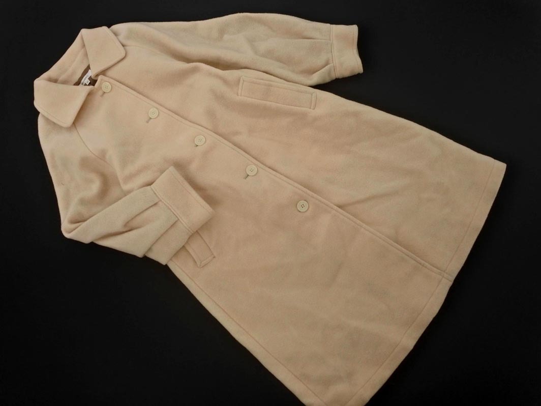 MOUSSY マウジー ウール混 ロング コート size1/クリーム ◇■ ☆ fjc3 レディース_画像1