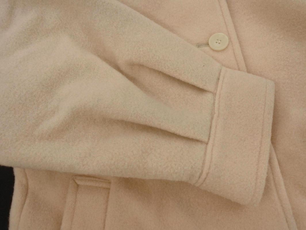 MOUSSY マウジー ウール混 ロング コート size1/クリーム ◇■ ☆ fjc3 レディース_画像3