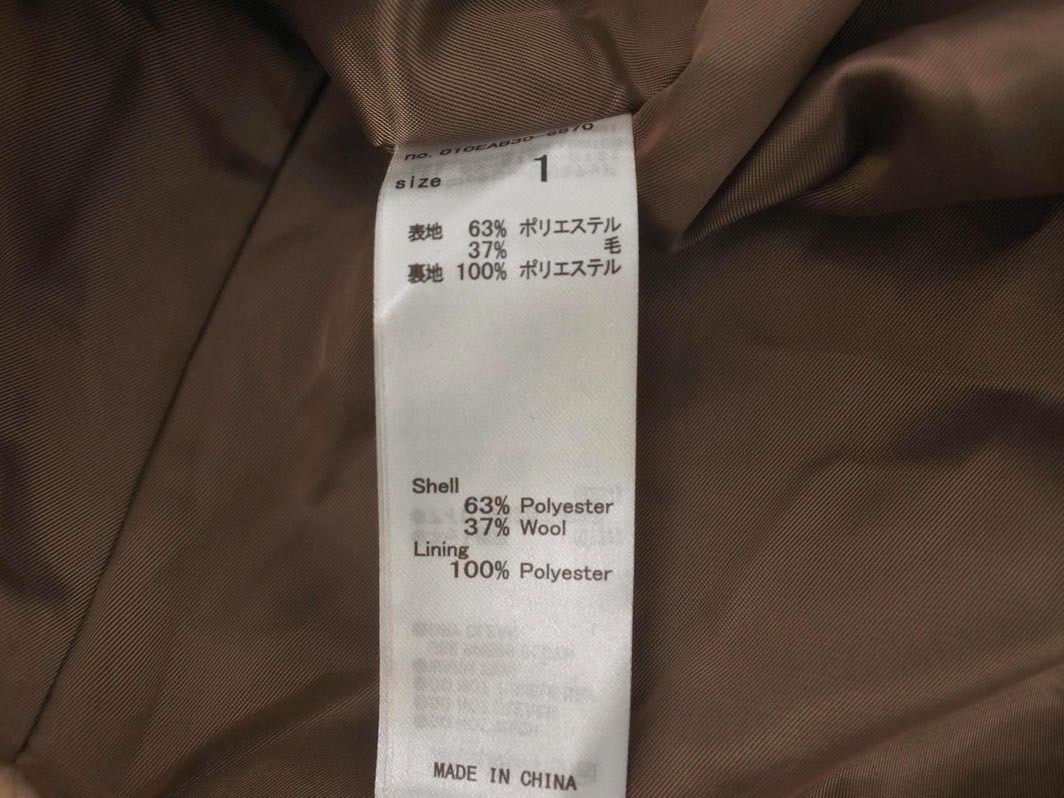 MOUSSY マウジー ウール混 ロング コート size1/クリーム ◇■ ☆ fjc3 レディース_画像6