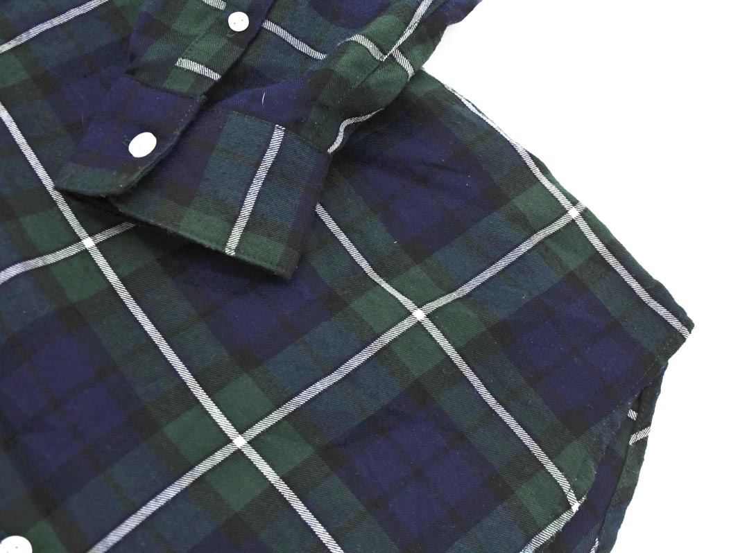 SENSE OF PLACE センスオブプレイス アーバンリサーチ チェック シャツ sizeS/紺ｘ緑 ◇■ ☆ fjc7 メンズ_画像2