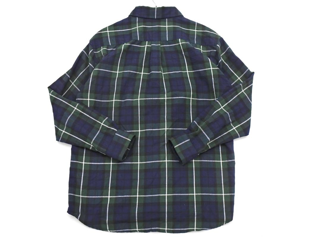 SENSE OF PLACE センスオブプレイス アーバンリサーチ チェック シャツ sizeS/紺ｘ緑 ◇■ ☆ fjc7 メンズ_画像5