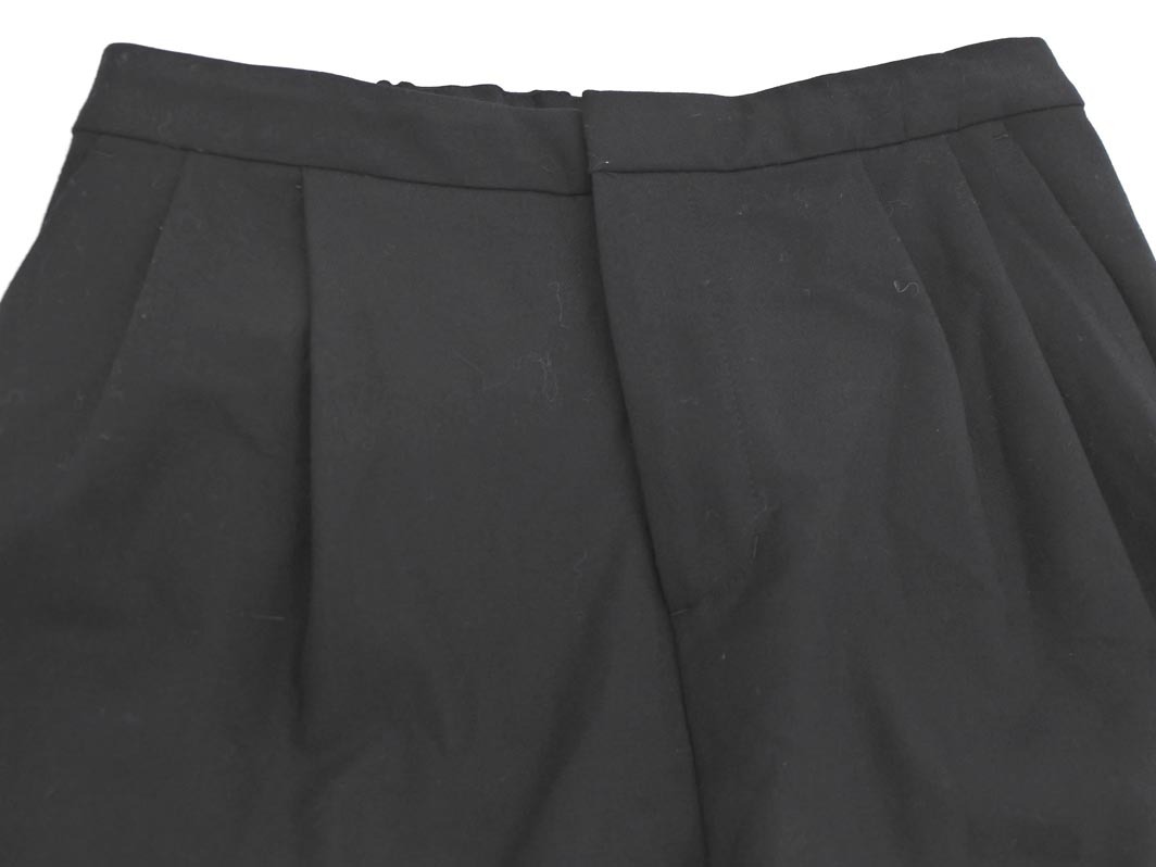 ELFORBR エルフォーブル ウール混 ワイド パンツ size38/黒 ◇■ ☆ fjc7 レディース_画像3