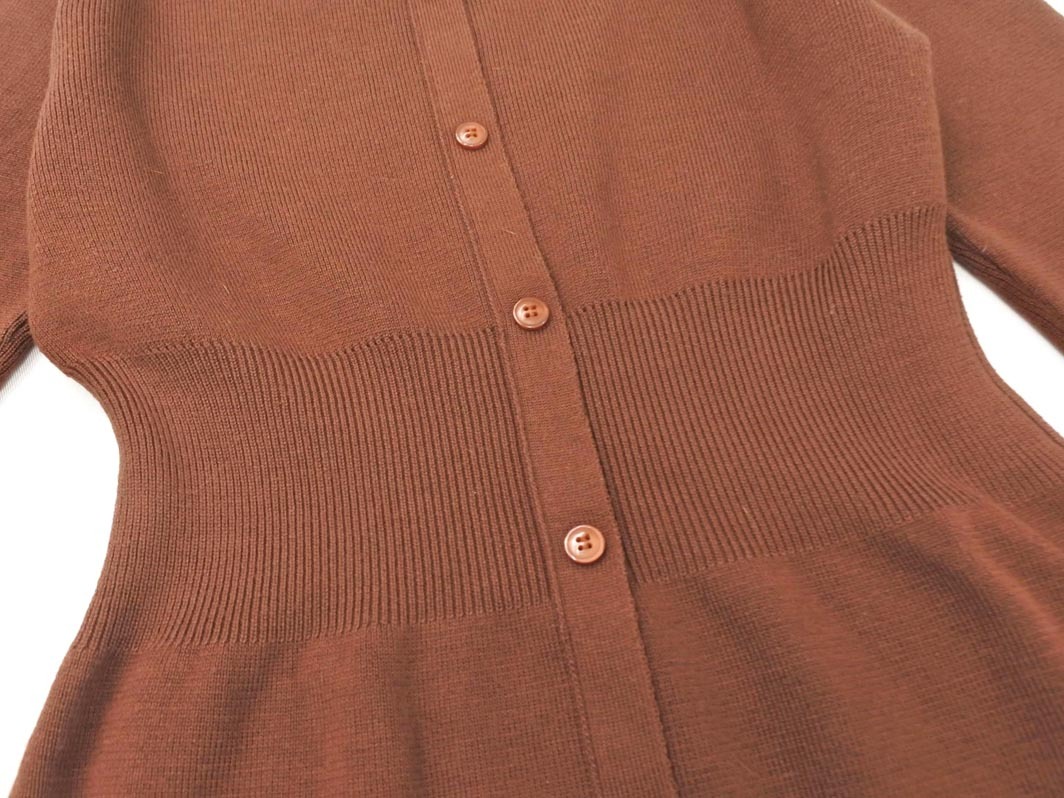 rienda リエンダ ニット ドッキング ワンピース sizeF/茶xボルドー ◇■ ☆ fjc7 レディース_画像7