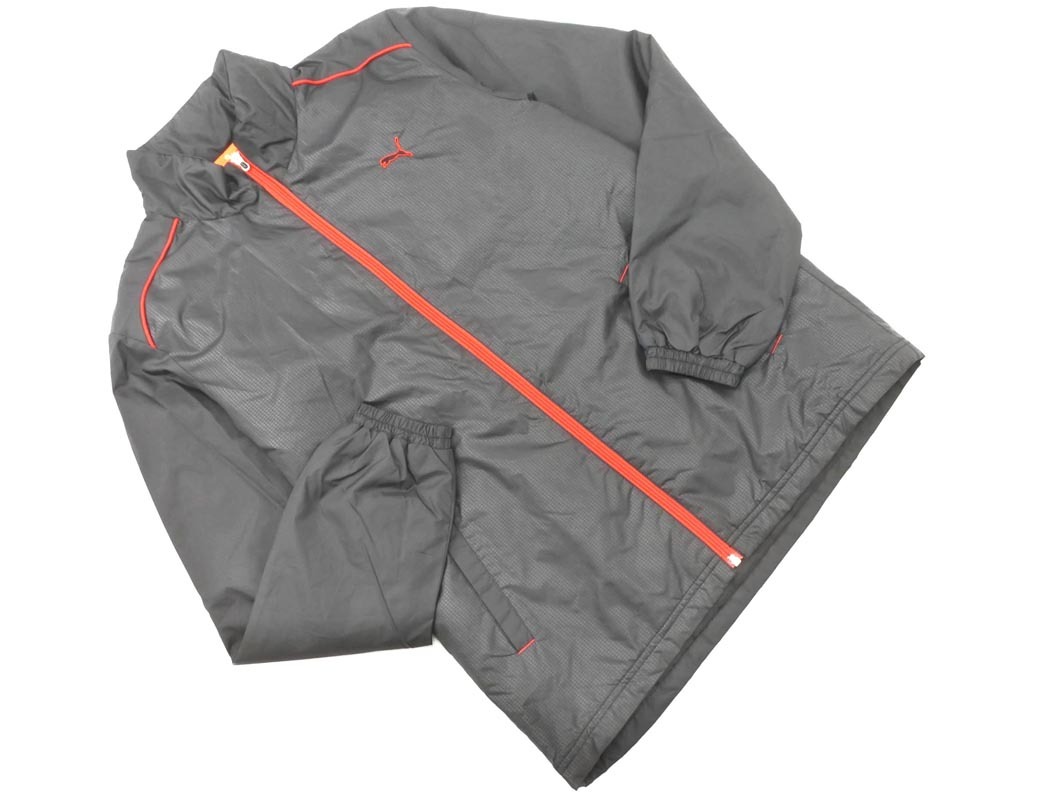 PUMA プーマ ジップアップ 中綿 ジャケット sizeL/黒 ◇■ ☆ fjc7 メンズ_画像1