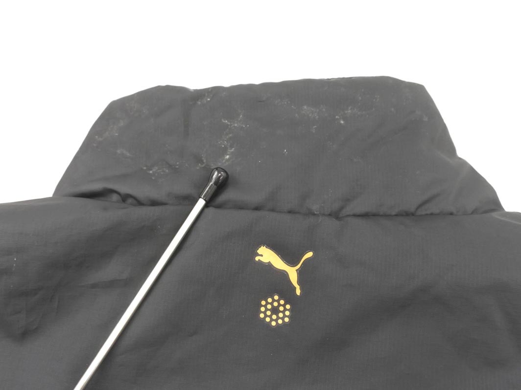 PUMA プーマ ジップアップ 中綿 ジャケット sizeL/黒 ◇■ ☆ fjc7 メンズ_画像9