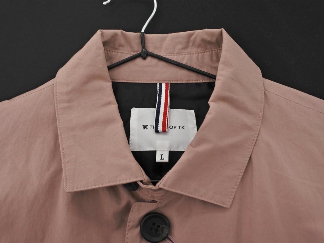 THE SHOP TK ザショップティーケー タケオキクチ ステンカラー コート sizeL/ピンク ◇■ ☆ fjc7 メンズ_画像4