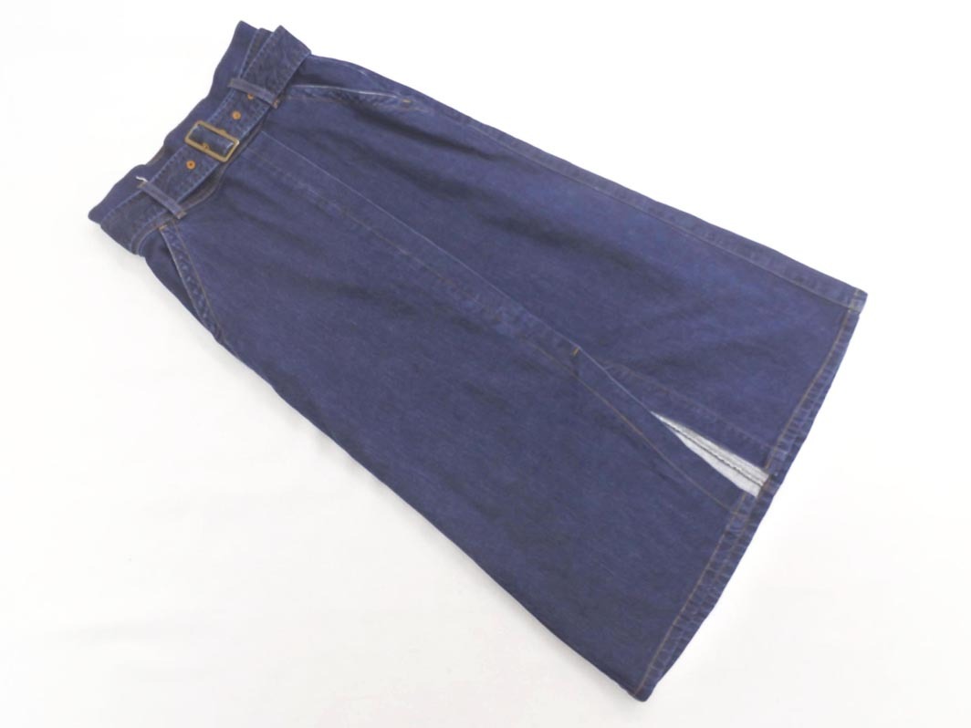 FREE*S MART свободный z mart ремень имеется Denim юбка sizeS/ темно-синий ## * fjc7 женский 