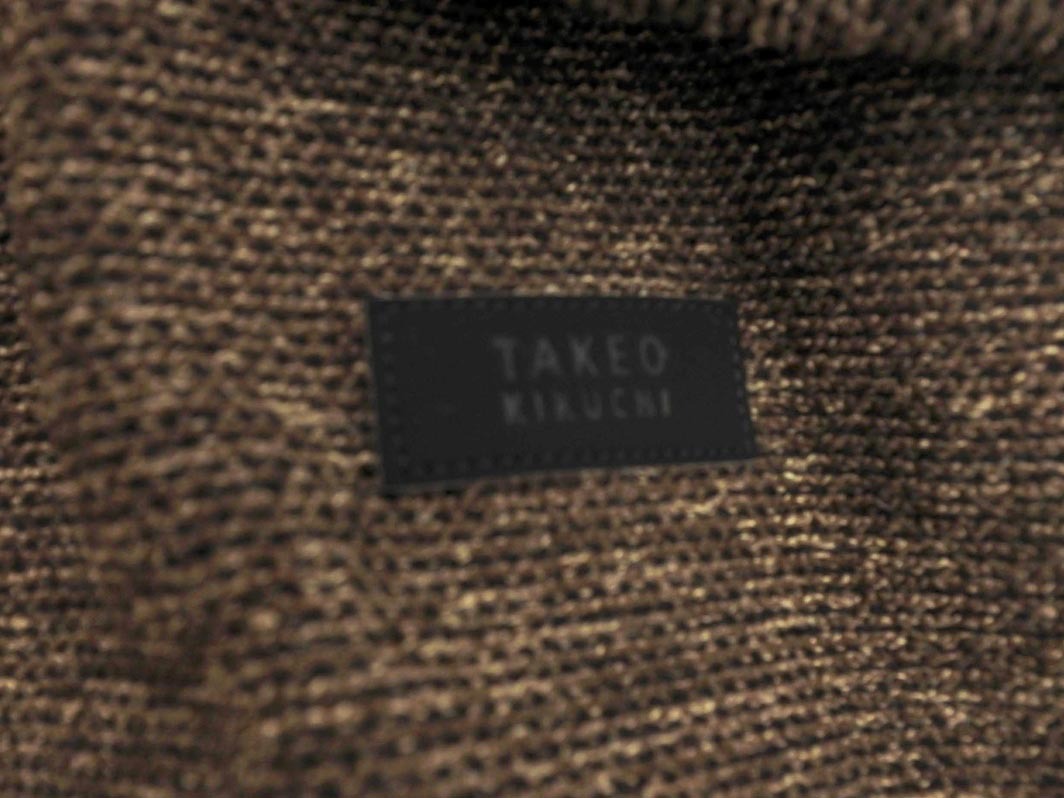 TAKEO KIKUCHI タケオキクチ ウール混 カットソー size2/こげ茶 ◇■ ☆ fjc7 メンズ_画像6