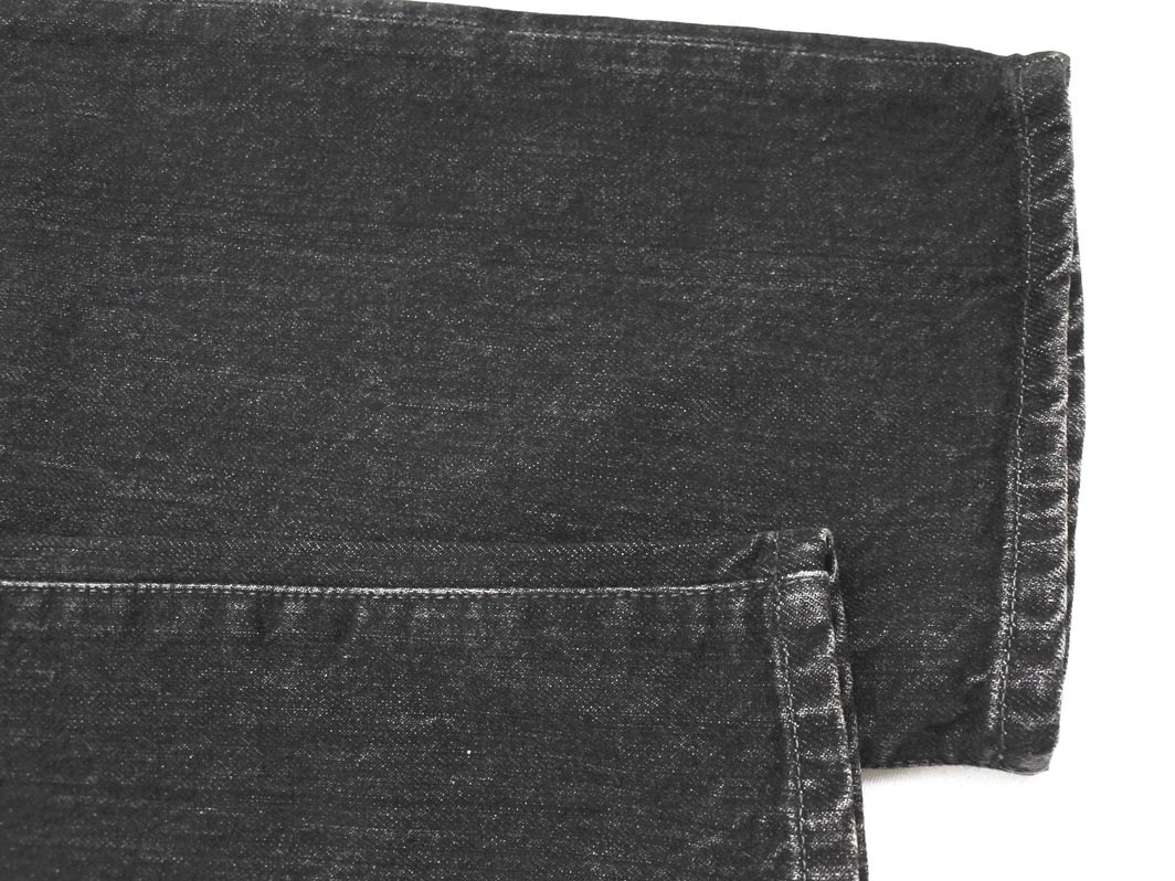 HOLLYWOOD RANCH MARKET ハリウッドランチマーケット ストレート デニムパンツ size31/黒 ■■ ☆ fjc7 メンズ_画像2