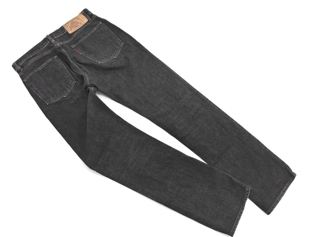 HOLLYWOOD RANCH MARKET ハリウッドランチマーケット ストレート デニムパンツ size31/黒 ■■ ☆ fjc7 メンズ_画像4