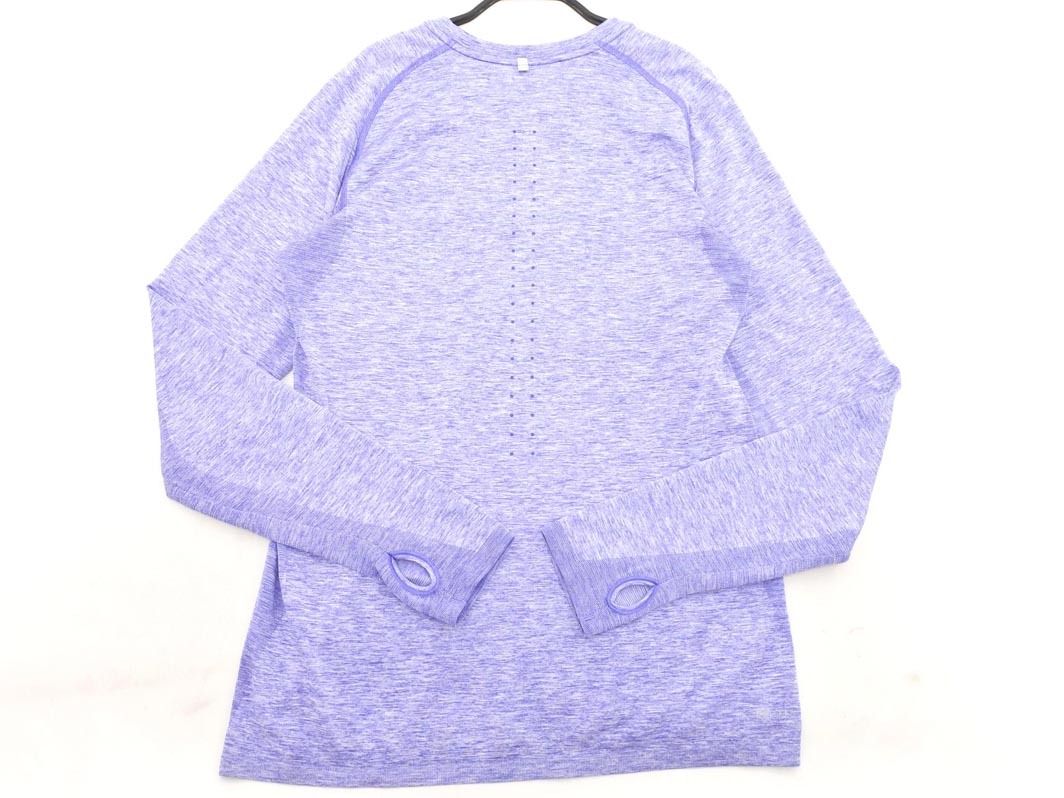 ネコポスOK NIKE ナイキ ロゴ トレーニングウェア カットソー sizeL/青紫 ■■ ☆ fjc7 メンズ_画像4