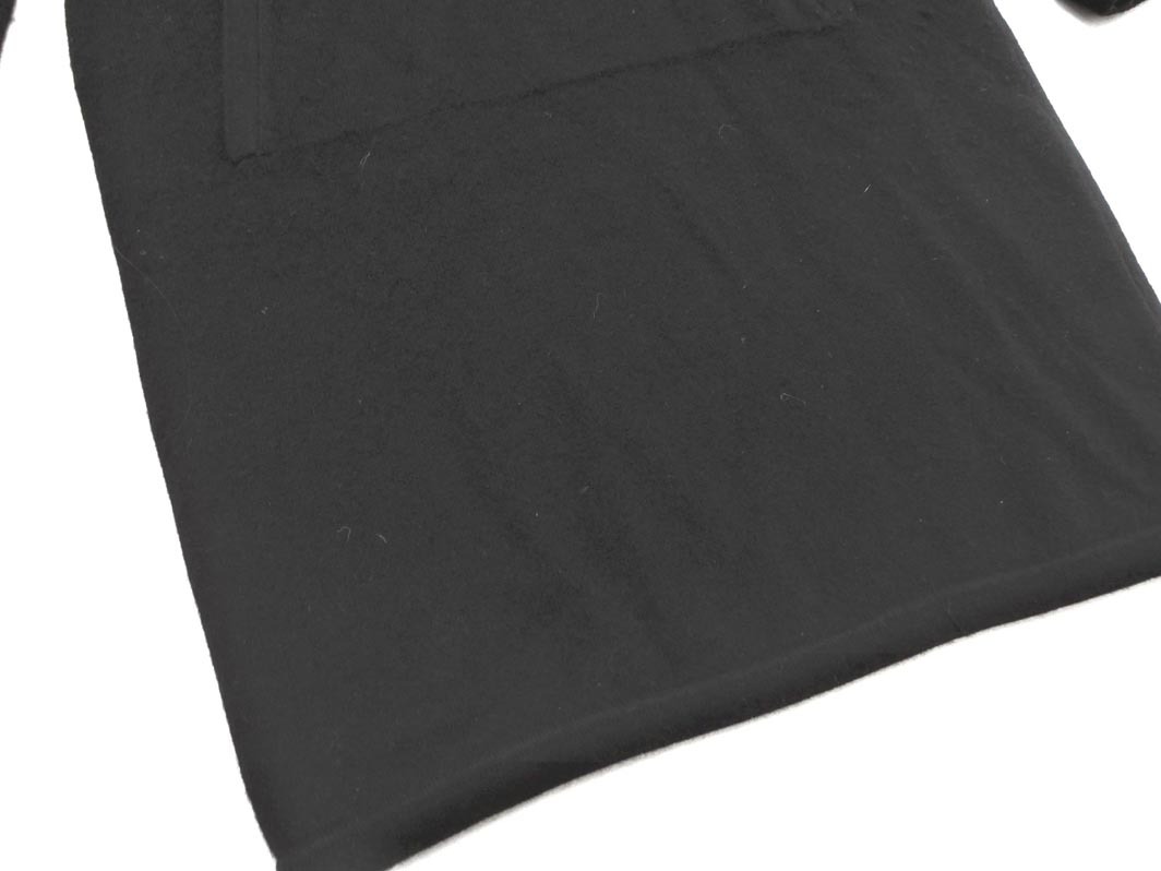 Ralph Lauren ラルフローレン カシミヤ混 フード 刺繍 ニット ワンピース sizeM/黒 ◇■ ☆ fjc7 レディース_画像5