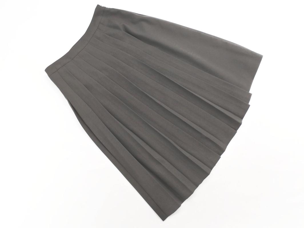 AMACA アマカ プリーツ スカート size40/グレー ■■ ☆ fjc7 レディース_画像1