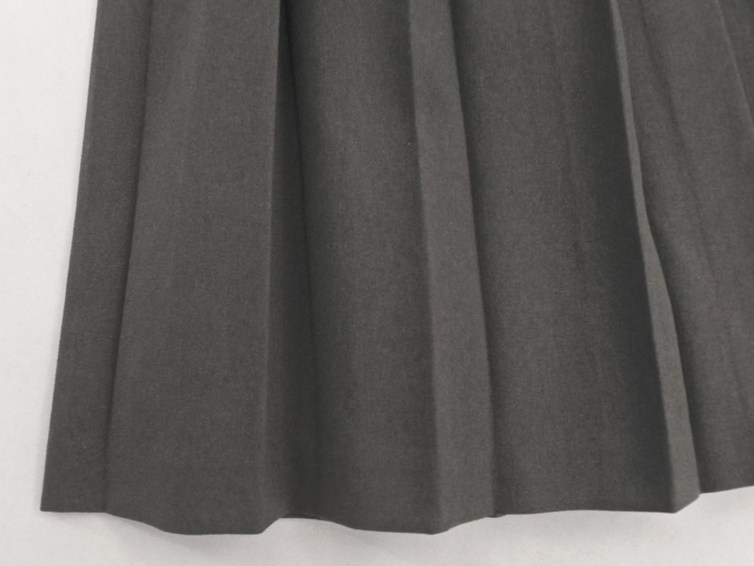 AMACA アマカ プリーツ スカート size40/グレー ■■ ☆ fjc7 レディース_画像3