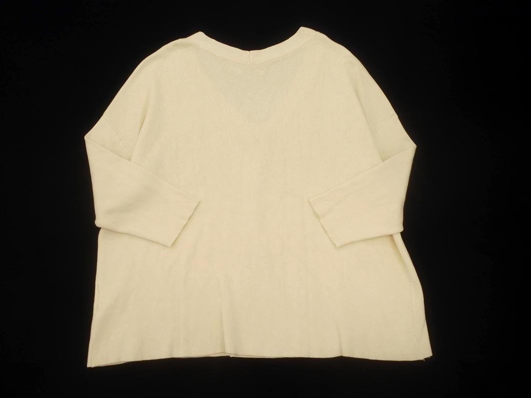 FREE*S MART свободный z mart V шея вязаный свитер sizeF/ слоновая кость *# * fjc8 женский 