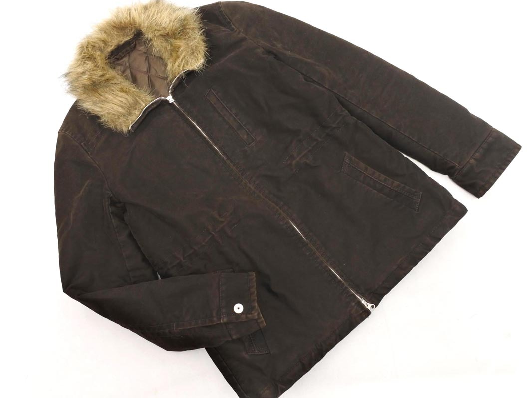 ABAHOUSE Abahouse искусственный мех 2WAY с хлопком жакет size3/ Brown *# * fjc8 мужской 