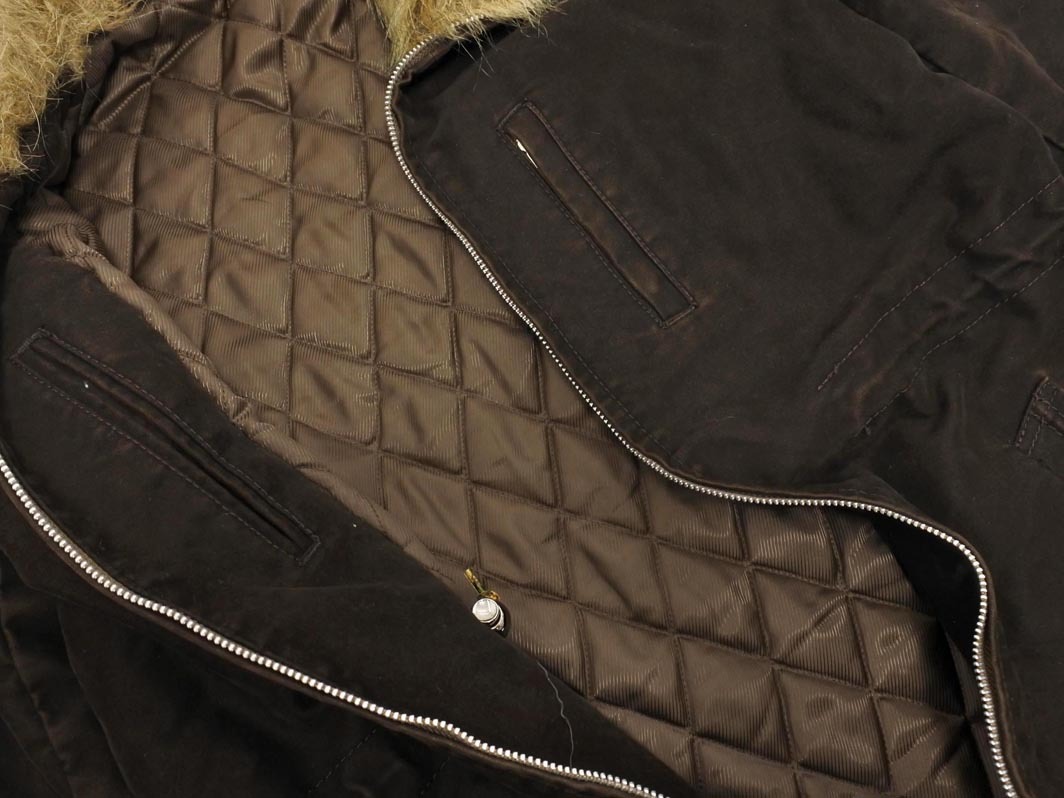 ABAHOUSE Abahouse искусственный мех 2WAY с хлопком жакет size3/ Brown *# * fjc8 мужской 