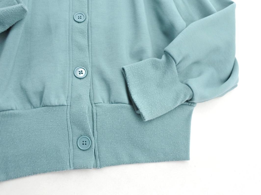 AZUL BY MOUSSY azur bai Moussy объем рукав кардиган sizeF/ зеленый *# * fjc8 женский