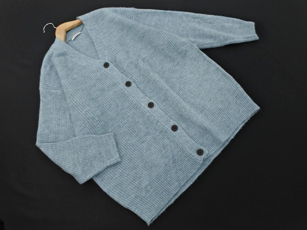 BAYFLOW ベイフロー オーバーサイズ カーディガン sizeF/青 ◇■ ☆ fjc8 レディース_画像1