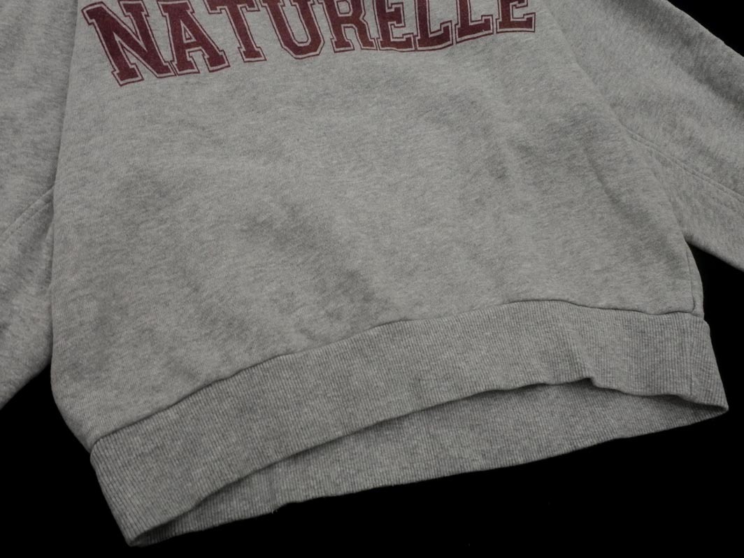 snidel スナイデル プリント トレーナー スウェット sizeONE/グレー ◇■ ☆ fjc8 レディース_画像4