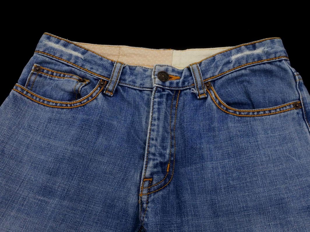 X-girl X-girl распорка Denim брюки size0/ синий ## * fjc8 женский